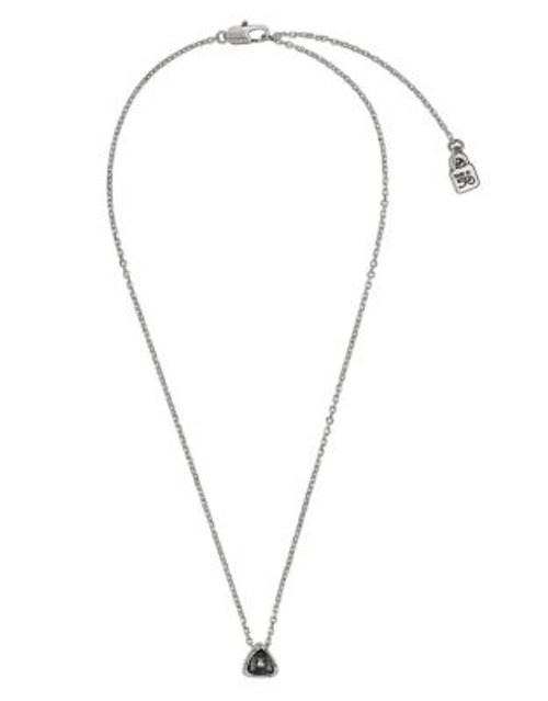 Uno De 50 Trillian Crystal Pendant Necklace - GREY