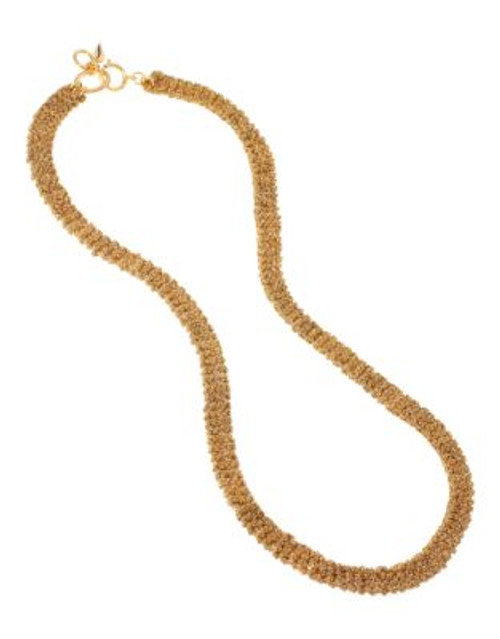Diane Von Furstenberg Premier Chainette Metal Necklace - GOLD