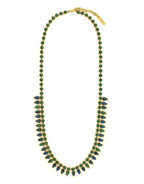 Vince Camuto Palmistry 32 Inch Opal Stone Necklace - GREEN