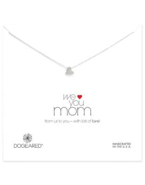 Dogeared MOM We Love You Single Strand Necklace - SILVER