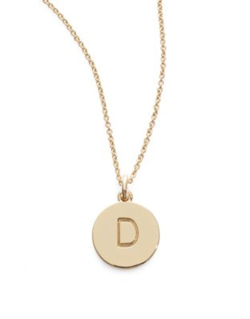 Kate Spade New York Idiom Pendant Necklace - D