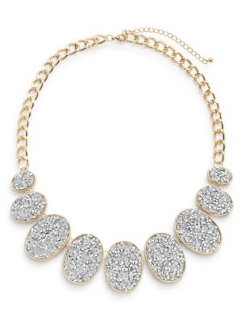 Expression Shimmer Statement Necklace - SILVER