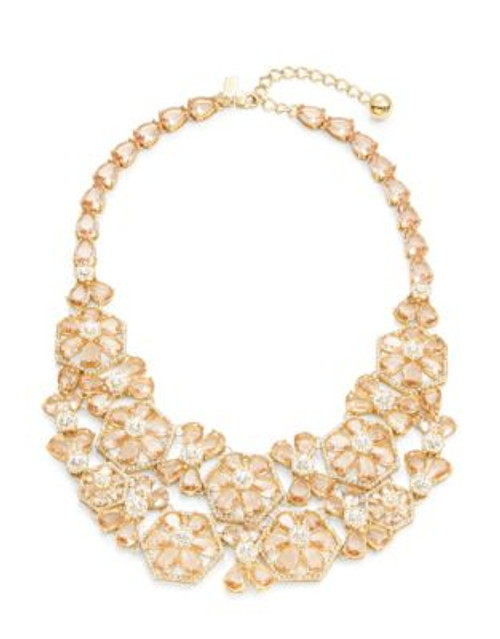 Kate Spade New York At First Blush Floral Bib Necklace - PINK