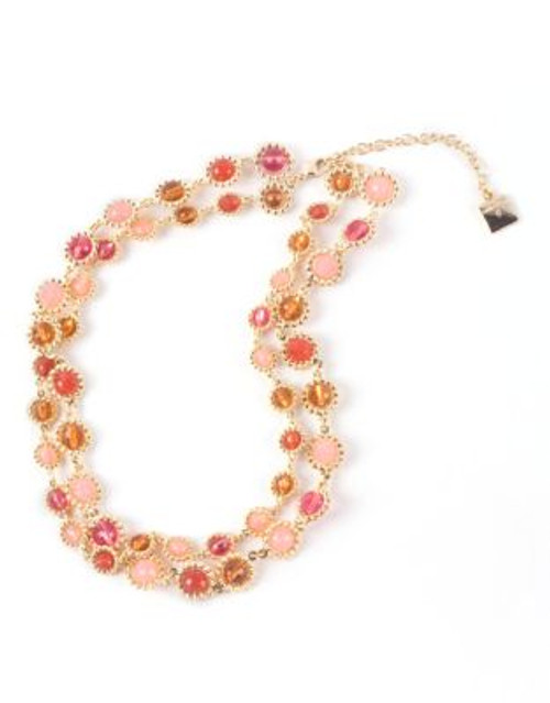 Anne Klein Summer Delight Collar Necklace - CORAL