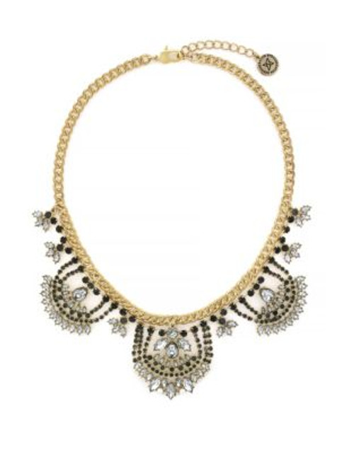 Bcbgeneration Mixed Rhinestone Chain Statement Necklace - GOLD