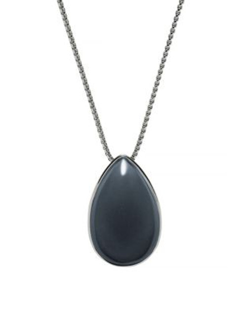 Skagen Denmark Blue Sea Glass Pendant Necklace - BLUE