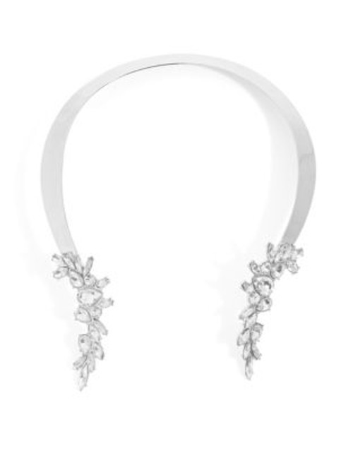 Expression Navette Tip Torque Necklace - SILVER