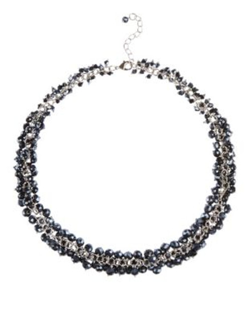 Jacques Vert Sparkle Bead Necklace - BLUE