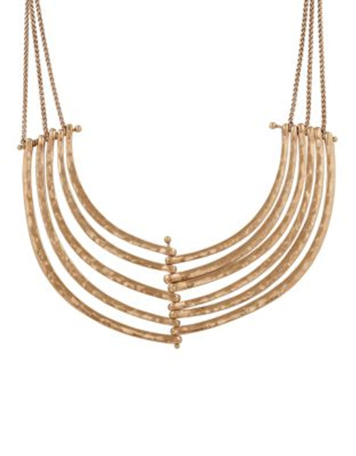 Lucky Brand Layered Bib Necklace - GOLD