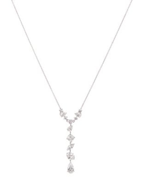 Nadri Constellation Y-Necklace - SILVER