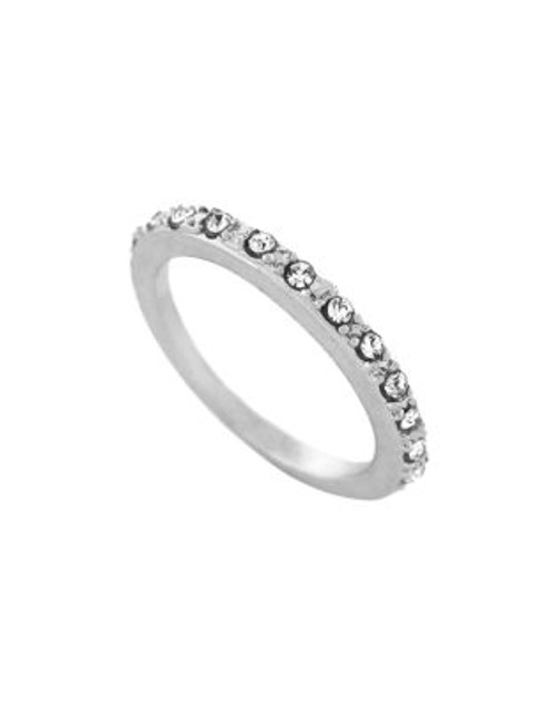 Bcbgeneration Pave Band Ring - SILVER - 8