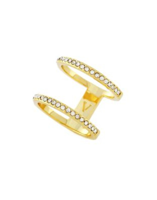 Vince Camuto Double Band Illusion Ring - GOLD - 7