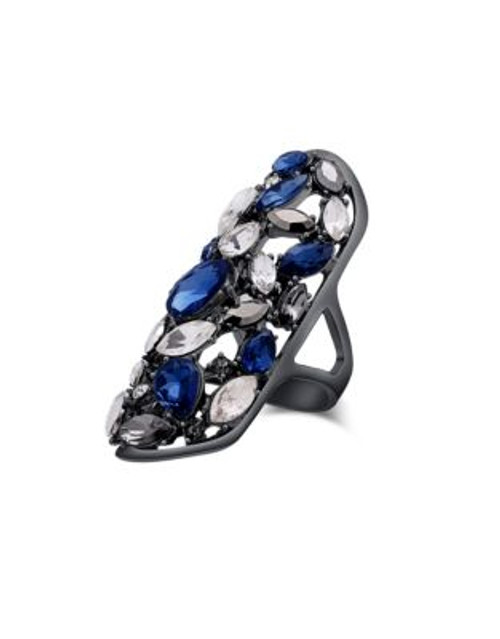 Guess High On Glitz Ring - HEMATITE - 7