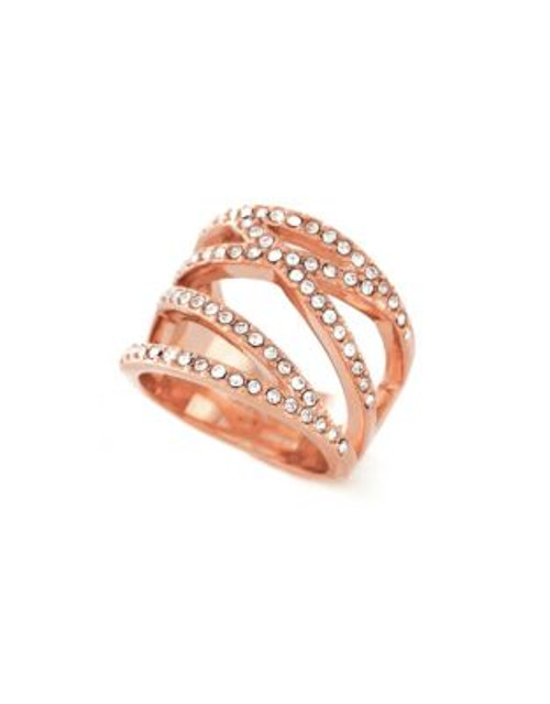 Vince Camuto Criss Cross Ring - ROSE GOLD - 7