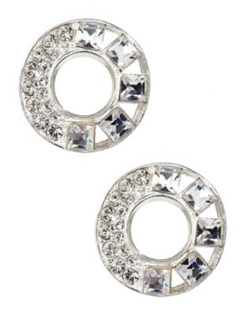 Mmcrystal Crystal Circle Earrings - CRYSTAL - 1