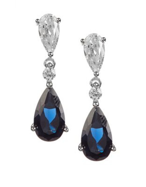 Crislu Pear Drop Earrings - PLATINUM