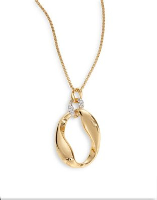 Nadri Aurelia Infinity Loop Pave Necklace - TWO TONE