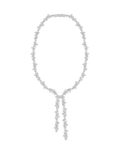 Swarovski Diapason Waterfall Necklace - RHODIUM