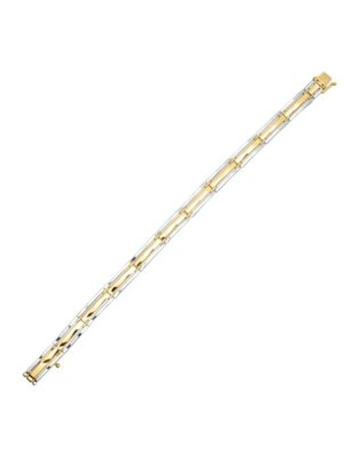 Fine Jewellery 14K Two-Tone Gold Bracelet - TRI COLOR GOLD