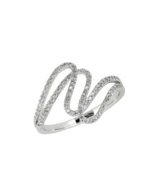 Fine Jewellery 14K White Gold Bracelet with 0.25 TWC Diamonds - DIAMOND - 7