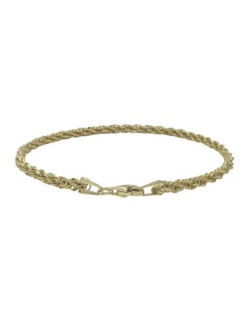 Fine Jewellery 14K Yellow Gold Twist Rope Bracelet - YELLOW GOLD