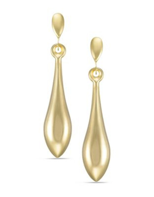 Fine Jewellery 14K Gold Teardrop Earrings - GOLD