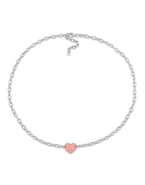 Concerto Two-Tone Sterling Silver Heart Necklace - TWO TONE