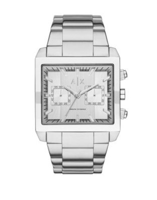 Armani Exchange Chronograph Tenno Watch - SILVER