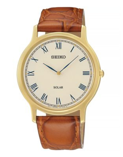 Seiko SUP876 Mens Solar - WHITE