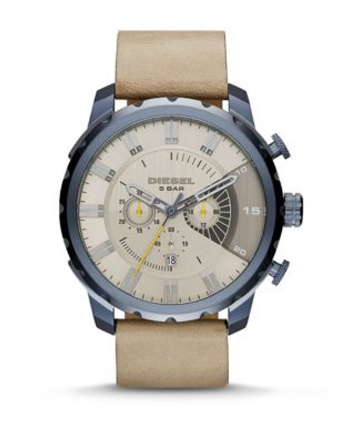 Diesel Mens Chronograph Urban Safari /Stronghold DZ4354 Watch - TAN