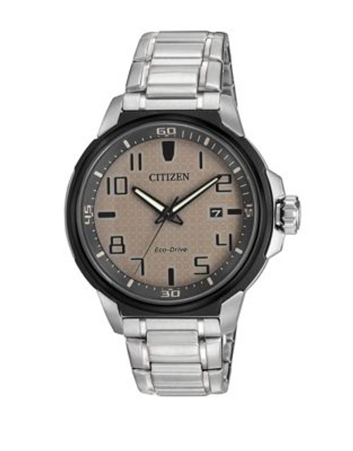 Citizen Drive Action Required Stainless Steel Bracelet Watch - SILVER