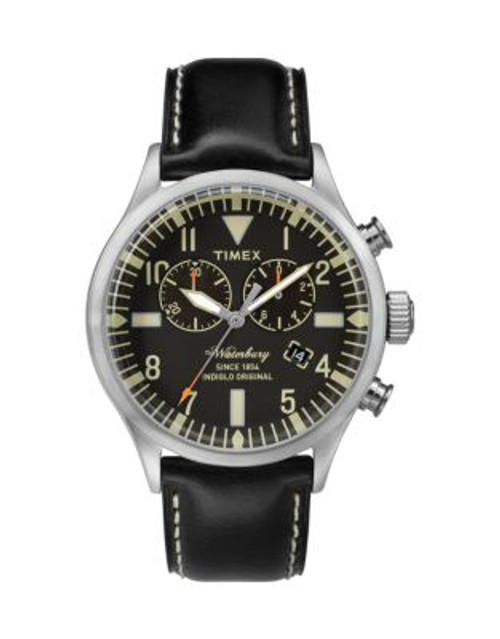 Timex Waterbury Chronograph Watch - BLACK