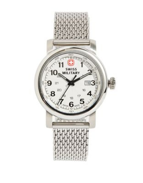 Swiss Military Urban Classic Slim Mesh Watch - SILVER