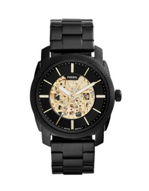 Fossil Machine Mechanical Watch - BLACK