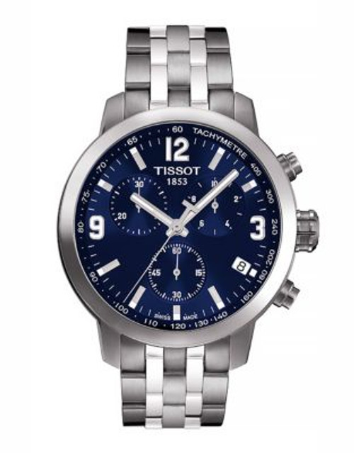 Tissot Mens PRC200 Quartz Chrono T0554171105700 - BLUE