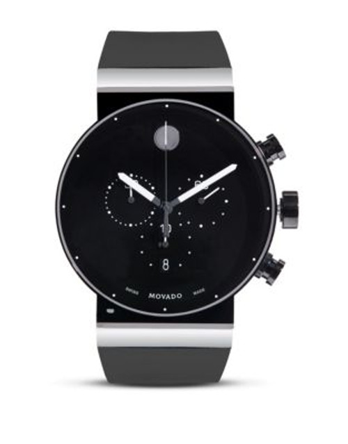 Movado Sapphire Synergy Chronograph Watch - BLACK