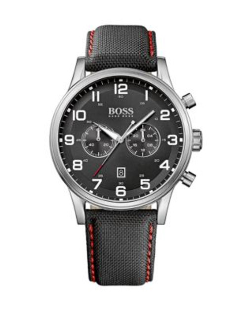 Boss Mens Chronograph Aeroliner 1512919 Watch - BLACK