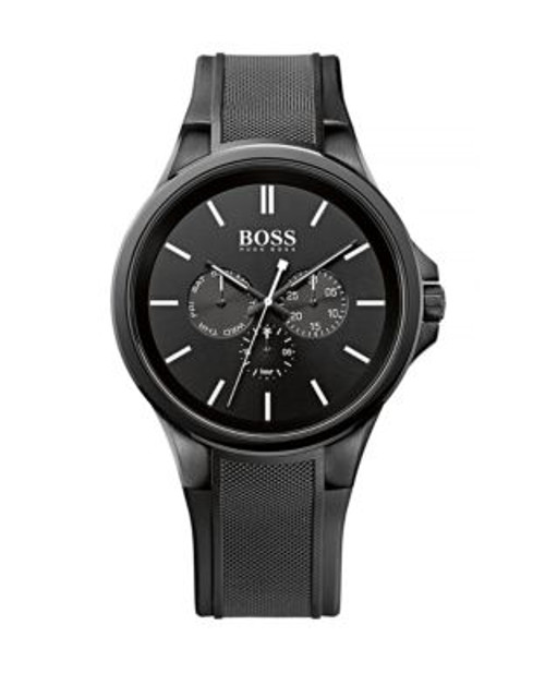 Boss Silicone Analog Gravity Watch 1513170 - BLACK