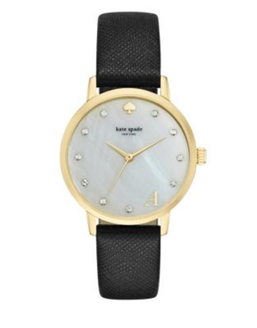 Kate Spade New York A Monogram Leather Watch - A