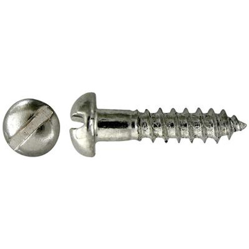 8X3/4 Rd Slot Hd Aluminum Screw