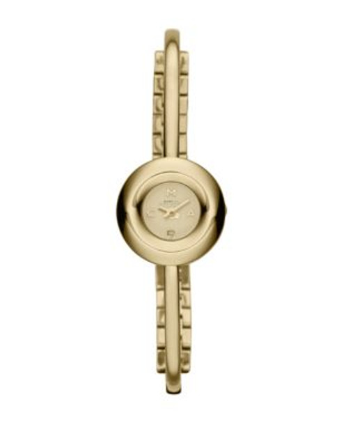 Marc By Marc Jacobs Dinky Donut Gold Bangle Watch - GOLD