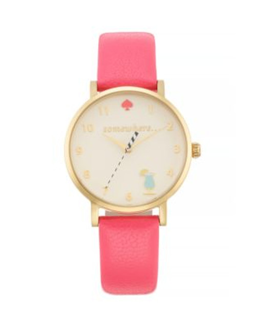 Kate Spade New York Womens Analog Metro Watch 1YRU0834 - PINK