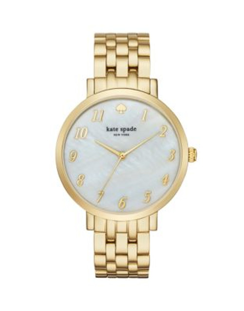 Kate Spade New York Monterey Goldplated Analog Bracelet Watch - GOLD
