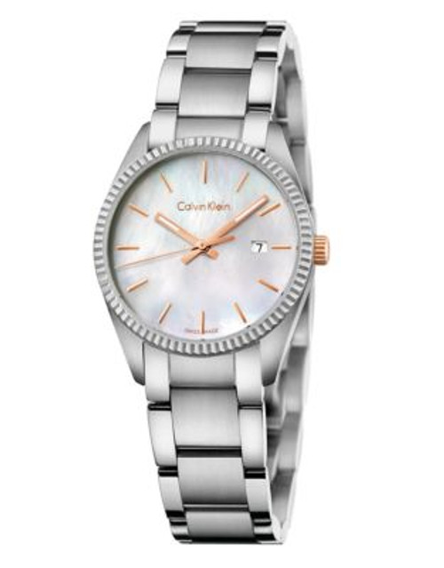 Calvin Klein Womens Alliance Watch K5R33B4G - SILVER