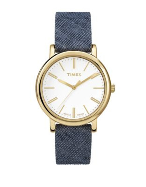 Timex Womens Originals Classic Round Standard Watch TW2P63800AW - BLUE