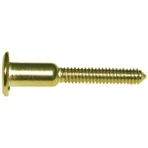 1/4X1-5/8 Connector Bolt Brass Pltd