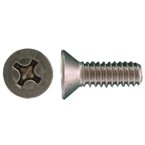 8-32X3/4 Ss Flat Phillips Mach Screw