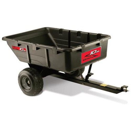 Brinly Push/Tow Poly Cart - 10 Cu. Feet