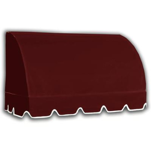 8 Feet Terrebonne (44 Inch H X 36 Inch D) Window / Entry Awning Burgundy