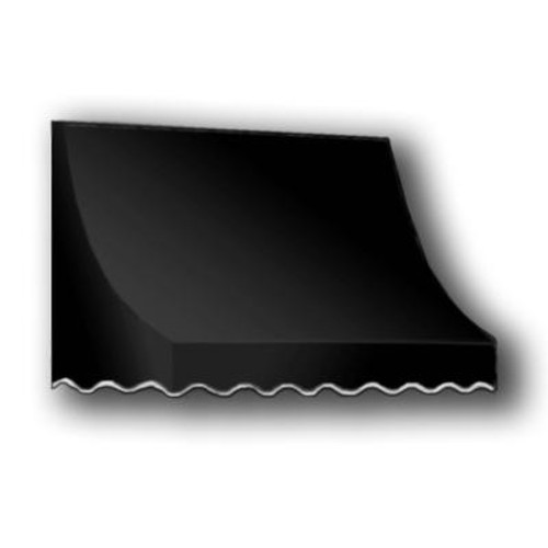 3 Feet Nantucket (31 Inch H X 24 Inch D) Window / Entry Awning Black